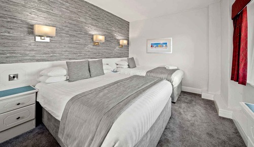 Habitación con 1 cama doble o 2 individuales