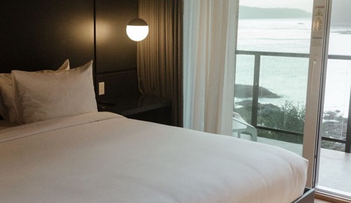 Estudio Premium, 1 cama de matrimonio grande, vistas al mar