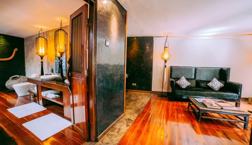 Habitación estándar doble, 1 cama de matrimonio grande, no fumadores, bañera de hidromasaje