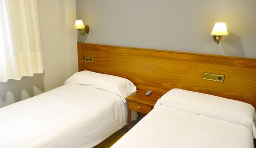 Habitación básica con 1 cama doble o 2 individuales