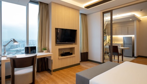 Habitación Premier, 1 cama de matrimonio grande, en esquina