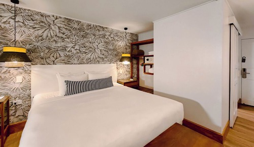 Habitación básica doble, vistas al jardín