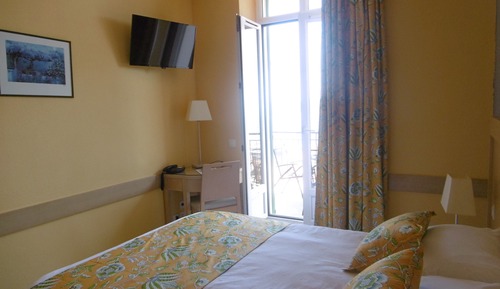 Habitación doble, terraza, vistas al mar