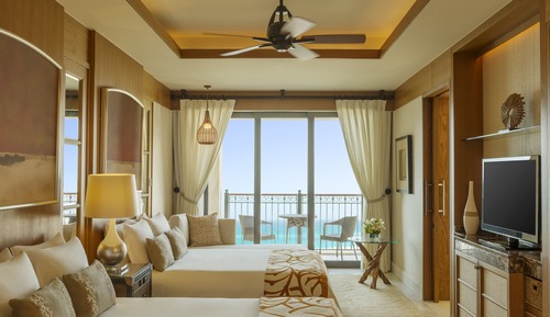 Habitación Premium, 2 camas de matrimonio, balcón, vistas al mar