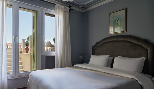 Deluxe Double Room with Shared Seaview Terrace (Main Building)