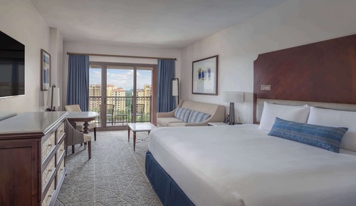 Habitación Deluxe, 1 cama de matrimonio grande con sofá cama, balcón