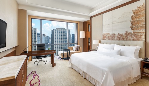 Habitación ejecutiva, 1 cama de matrimonio grande, vistas a la ciudad