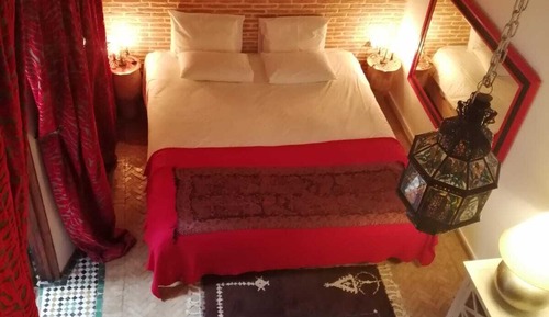 Habitación romántica doble, vistas al jardín
