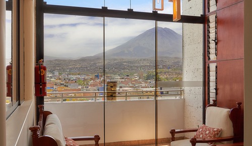 Habitación familiar, vistas a la montaña