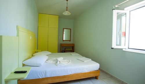 Habitación cuádruple familiar, en la zona del jardín