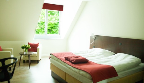 Habitación doble superior, en la zona del patio