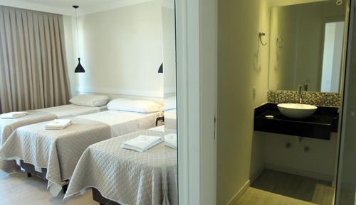 Quarto triplo Standard sem sacada 
