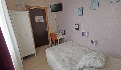 Habitación individual económica, vistas a la ciudad