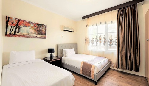 Suite familiar, 2 habitaciones, no fumadores, cocina básica