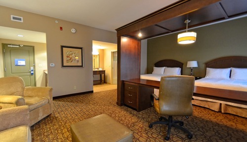 Suite estudio, 2 camas de matrimonio
