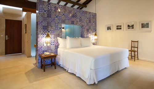 Habitación romántica doble, piscina privada