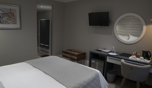 Habitación Deluxe doble, 1 cama de matrimonio, vistas al mar, mirando al mar