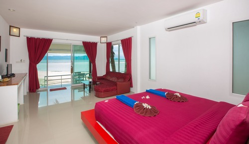 Villa Deluxe, 1 cama de matrimonio, junto a la playa