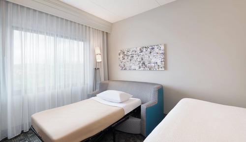 Habitación, 1 cama de matrimonio grande con sofá cama