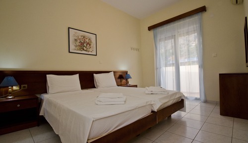Family room with kitchenette