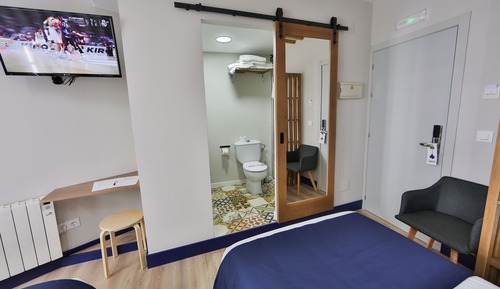 Habitación con 1 cama doble o 2 individuales