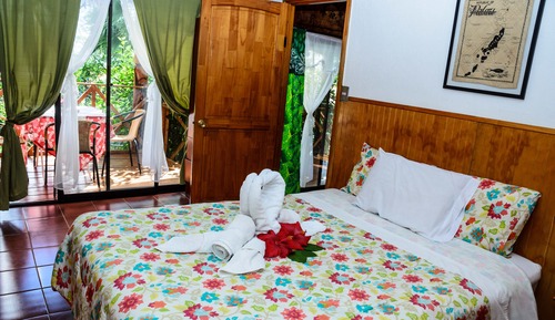 Cabana 2 pax con terraza y vista mar