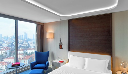 Habitación Deluxe, 1 cama de matrimonio grande, no fumadores, vistas a la ciudad