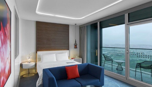 Habitación ejecutiva, 1 cama de matrimonio grande, no fumadores, vistas a la ciudad