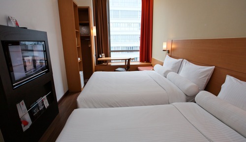 Habitación triple familiar, varias camas