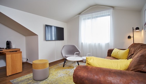 Suite junior, 1 cama de matrimonio con sofá cama