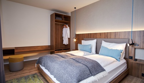 Suite, 1 cama de matrimonio grande con sofá cama