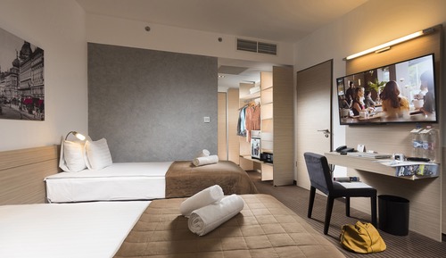 Habitación estándar con 1 cama doble o 2 individuales