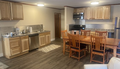 Dormitorio compartido familiar, cocina
