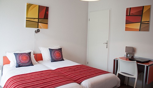 Habitación con 2 camas individuales