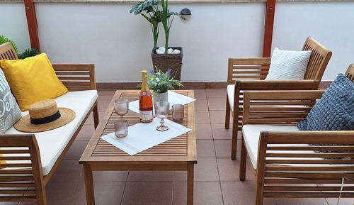 Double Room, Terrace, Sea View with parking