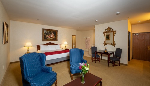 Suite estudio ejecutiva, 1 cama de matrimonio grande, bañera de hidromasaje