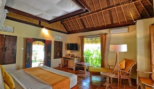 Bungalow Grand, 1 cama de matrimonio, vistas al jardín