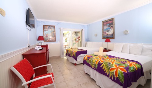 Habitación Deluxe doble, 2 camas dobles, vistas a la bahía