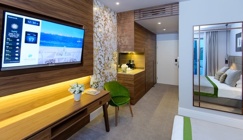 Habitación de lujo con 1 cama doble o 2 individuales