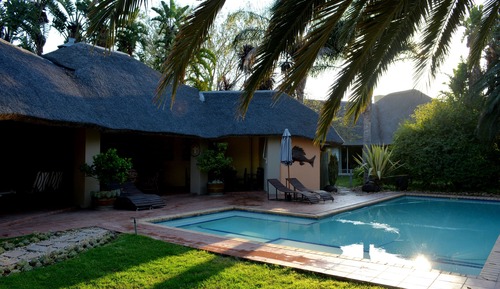 Casa de campo de lujo, en la zona del jardín