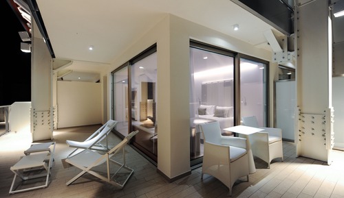 Suite junior, terraza