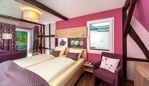 Habitación doble, balcón (mit Moselblick)