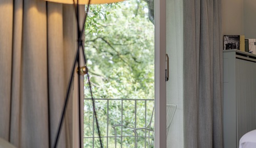Habitación Premium doble, no fumadores, en la zona del jardín