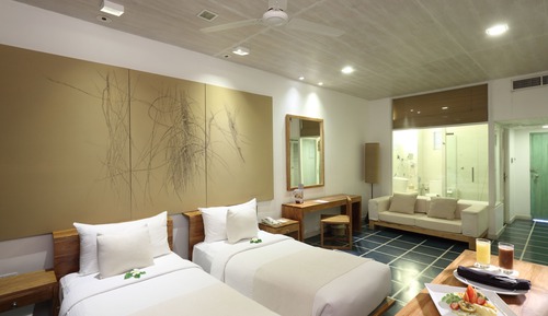 Habitación Premium con 1 cama doble o 2 individuales, vistas a la ciudad