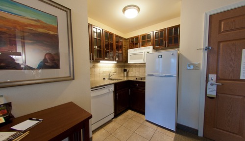 Suite estudio, 1 cama de matrimonio grande, cocina