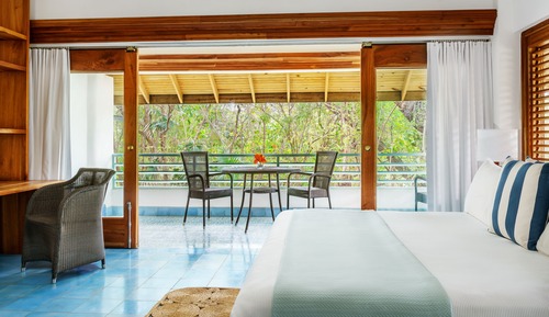 Suite, 1 cama de matrimonio grande, vistas al jardín