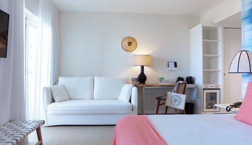 Habitación superior, terraza, vistas al mar