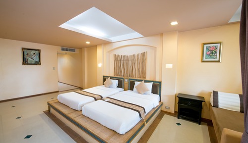 Habitación Deluxe con 1 cama doble o 2 individuales, vistas a la piscina