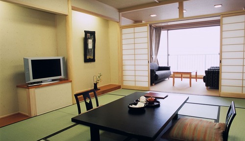 Habitación tradicional, varias camas, no fumadores (Japanese Style, Beef Dinner)
