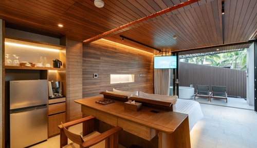 Chalet estudio con piscina